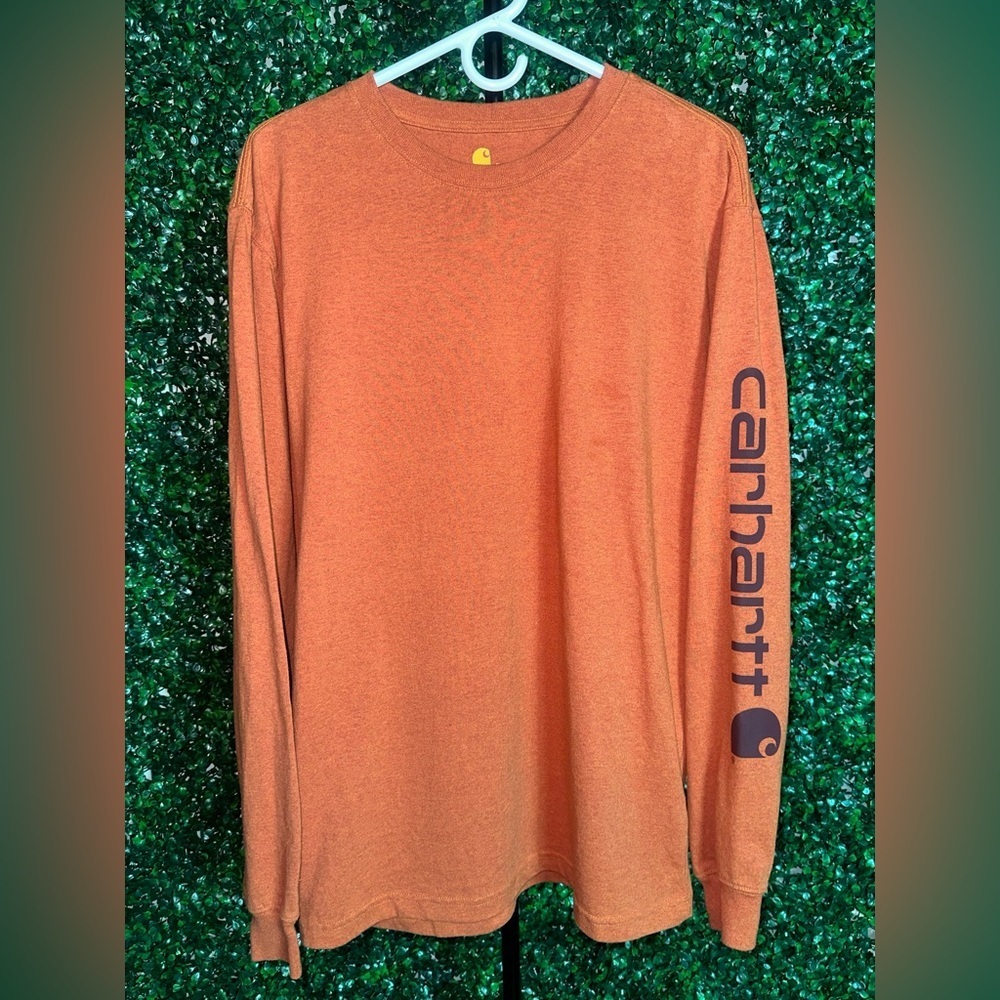 Carhartt Long Sleeve Burnt Orange Men’s Shirt